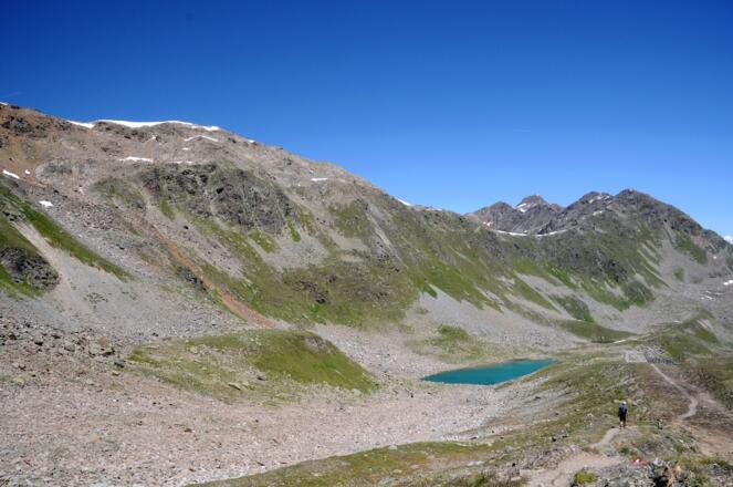 Abstieg vom Hexensattel zum Hexensee