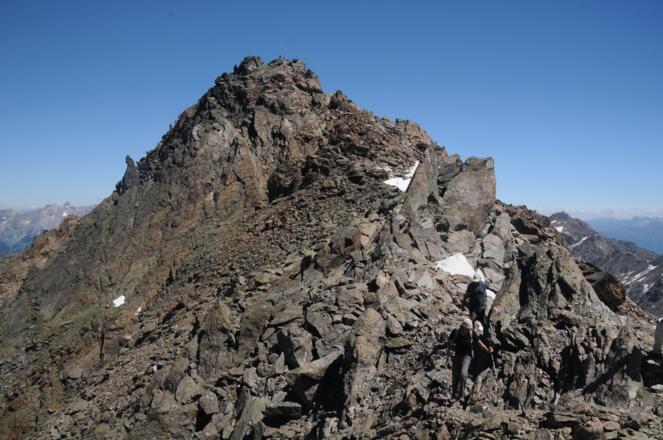Gipfel des Hexenkopfs von Westen