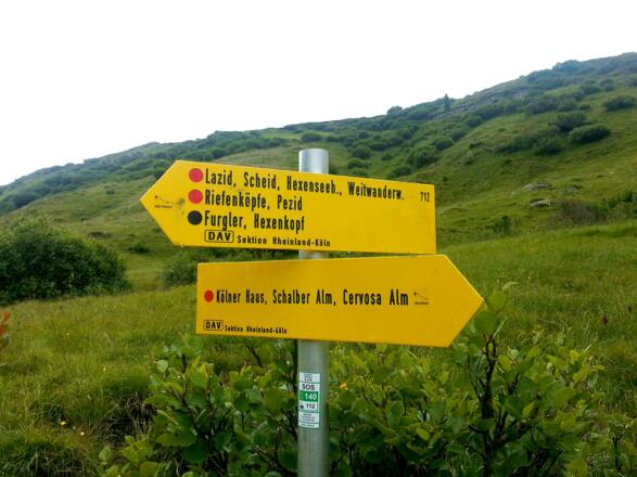 Schildersäule Lausbachbrücke S278