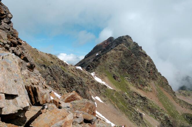 Blick zum Rotpleiskopf