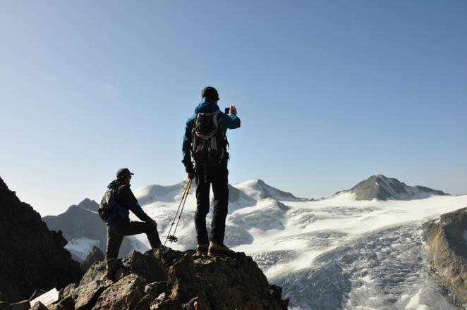 Ein Traum - Blick vom Hinteren Brunnenkogel zur Wildspitze