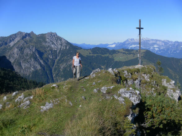 Gurtisspitze, dahinter die Drei Schwestern