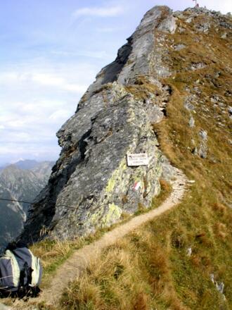 Abstieg vom Graukogel