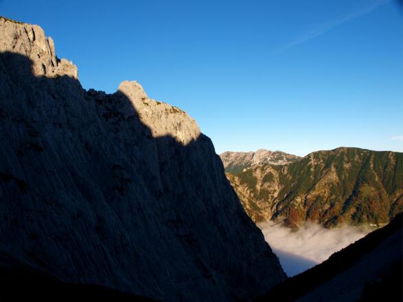 Erste Sonnenstrahlen, 1610 m