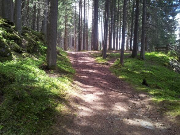 Weg hoch zur Augustinkapelle