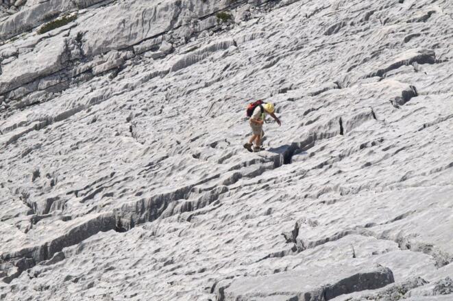 Tao des Wanderns? Inmitten der Platten kann den Gedanken freier Lauf gelassen werden wie sonst kaum wo