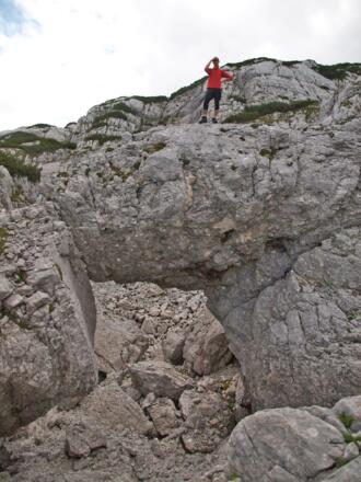 Felsentor am Weg vom &quot;Zwölfer&quot; zum Einserkogel