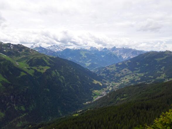 Blick Richtung Silbertal/Montafon