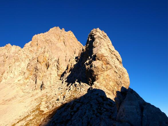 Gipfelziel von der Lamsenscharte 2270 m