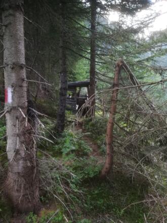 Über den alpinen Steig geht es weiter