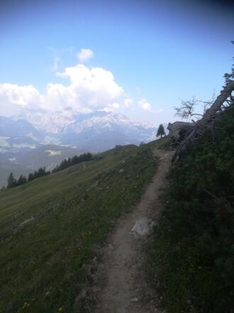 Alpiner Steig zur Mahdalm