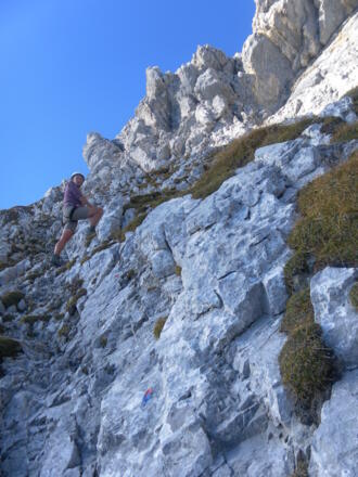 Querrinne zur Gratscharte