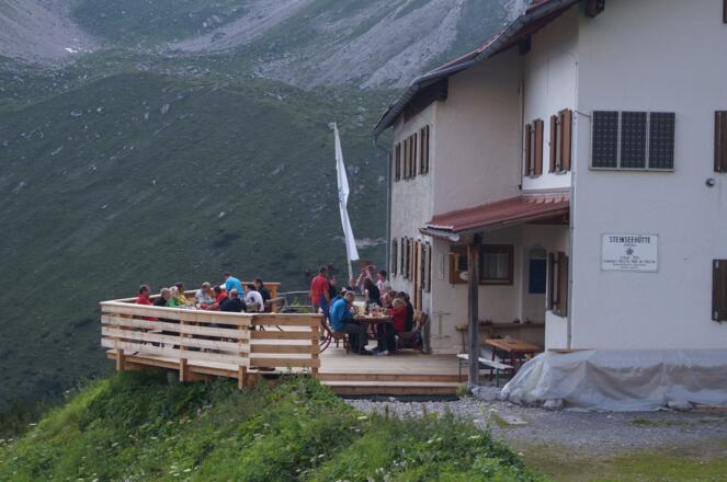 Steinseehütte Veranda