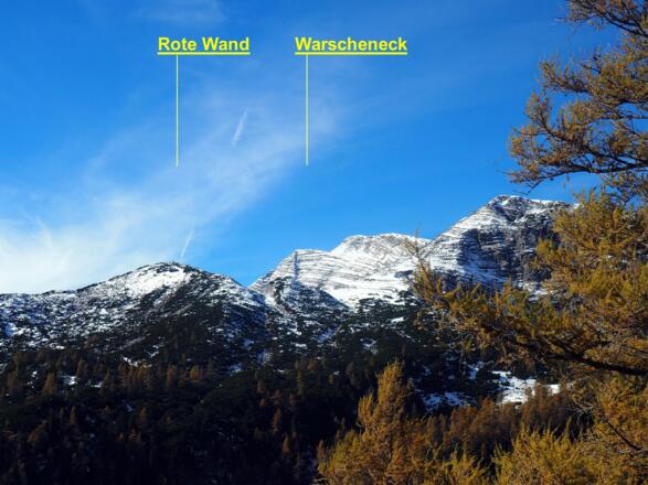 Warscheneck vom Halskogelabstieg um 1660m