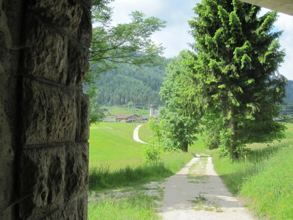 Über die Schredergasse zurück nach Waidring