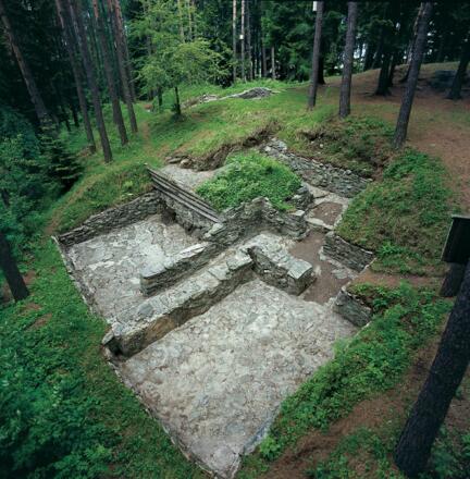 Fundament Rätersiedlung Himmelreich