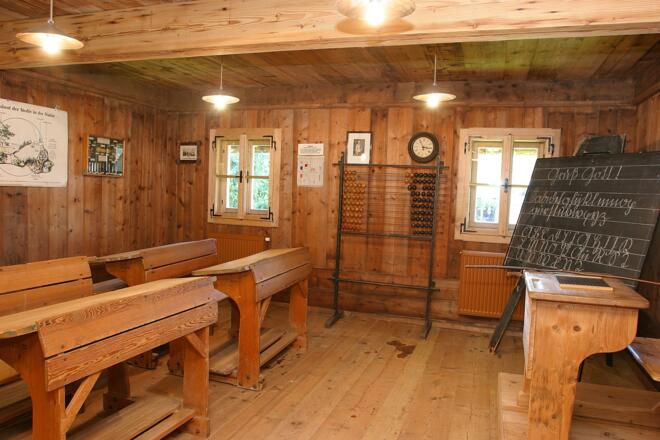 Klassenzimmer im Felberturmmuseum Mittersill