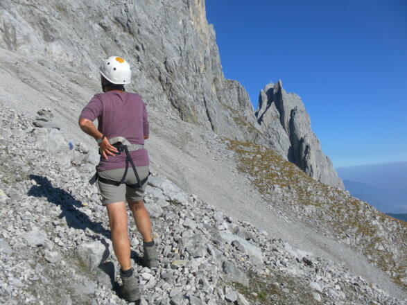 Christaturm aus dem oberen Geröllfeld