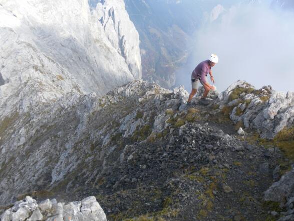 Gipfelgrat der Vorderen Karlspitze