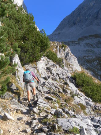 Zustieg zum Ellmauer Tor
