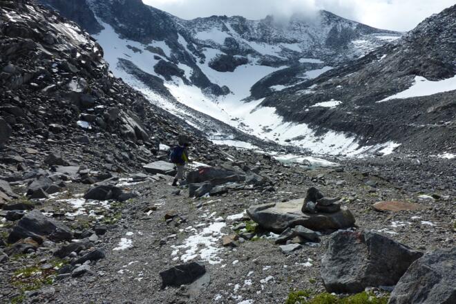 Im Aufstieg zum Keilbachjoch