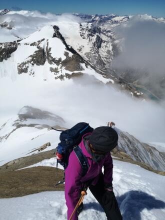 Aufstieg Wiesbachhorn