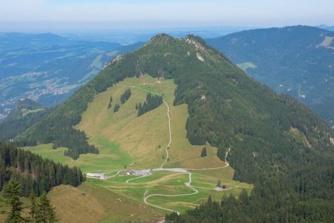 Blick vom Schönen Mann über Schuttanen zum Staufen