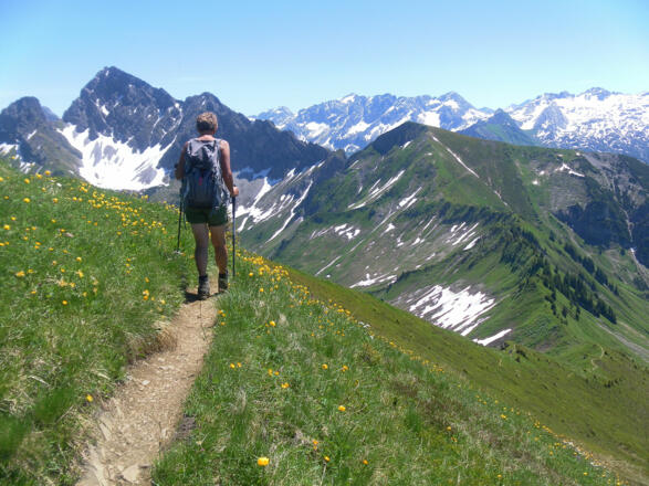 Zafernhornabstieg vor Hochlicht
