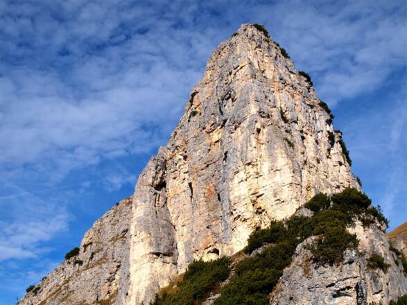 Rotspitz 2076 m, beliebter Kletterberg