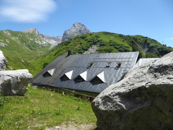 Roggalspitze, gesehen von der Ravensburger Hütte