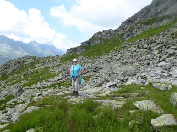 Im Abstieg von der Schönen Aussicht