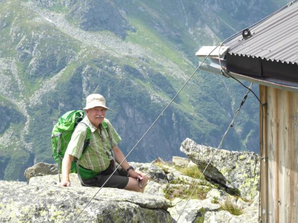 An der Jagdhütte auf der Schönen Aussicht