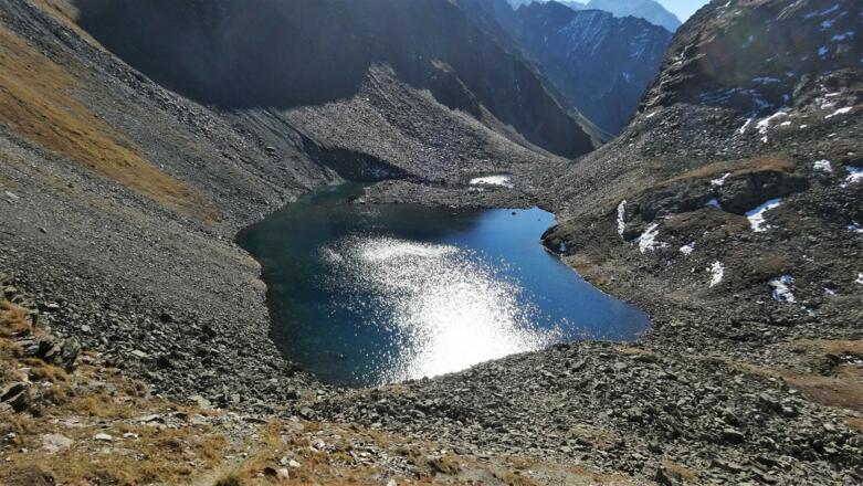 Der Moalandlsee auf 2530 m.