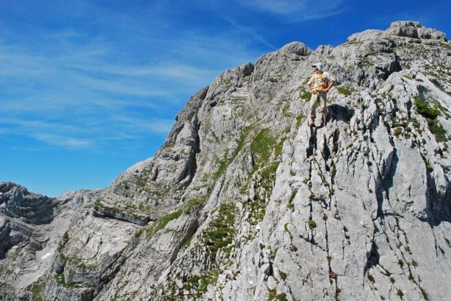 Am Ostgrat des Hebenkas