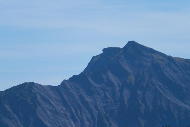 Blick von der Hohen Kugel auf den Hohen Freschen