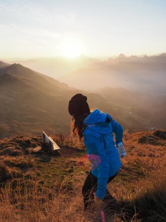 Abstieg von der Mittagspitze