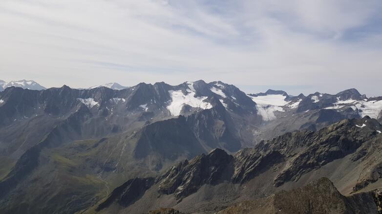 Blick Richtung Ruderhofspitze