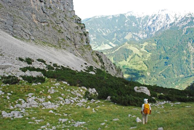 Abstieg durchs untere Turmtal 