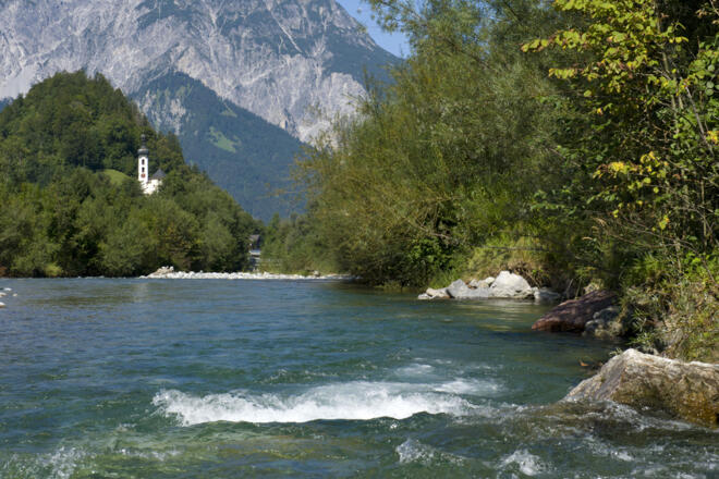 Entlang der Ill in Tschagguns