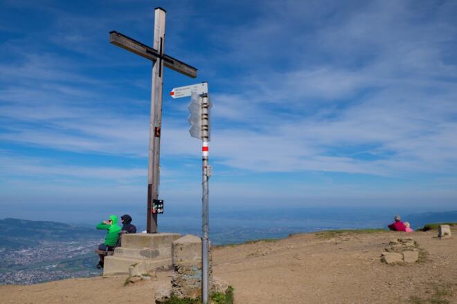 Gipfelkreuz auf der Hohen Kugel