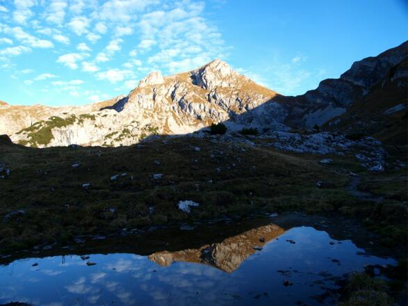Spiegelung vom Hochiss