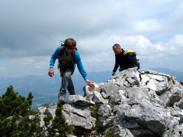 Vor dem Schlussanstieg