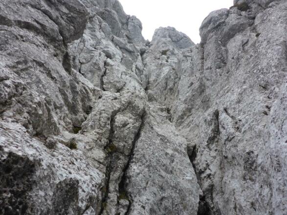 4. Seillänge vom 3. Stand aus