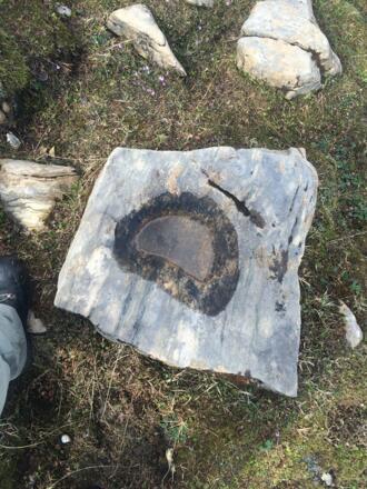 Schöner Schalenstein am Hengst