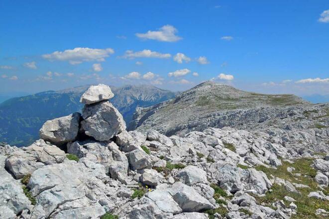 Gipfelpyramide am Kleinen Kraxenberg