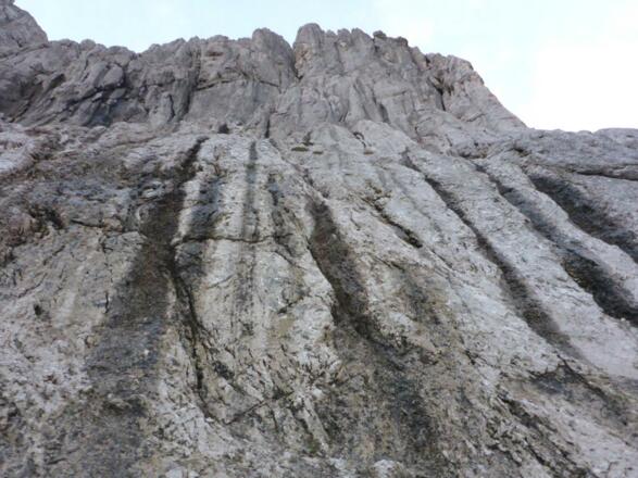 1. Seillänge vom Einstieg aus