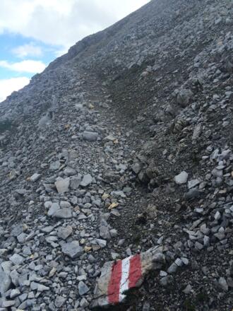 Aufstieg zum Großen Pleißlingkeil