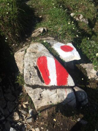 Fast künstlerische Markierungen