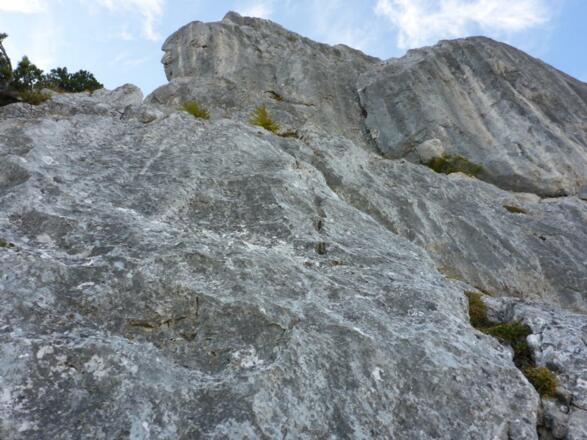 4. Seillänge vom 3. Stand aus