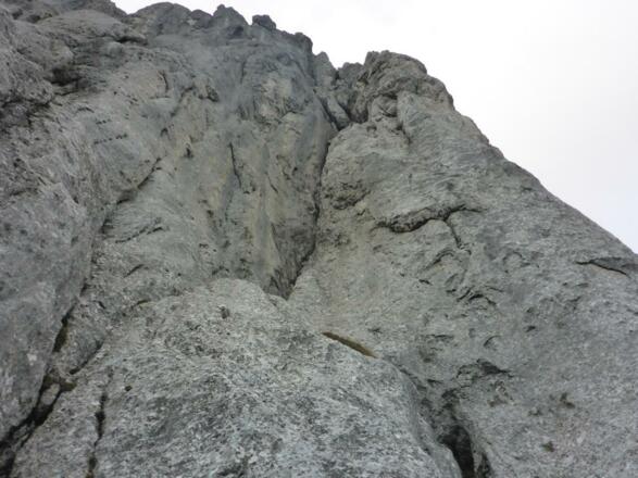 4. Seillänge vom 3. Stand aus